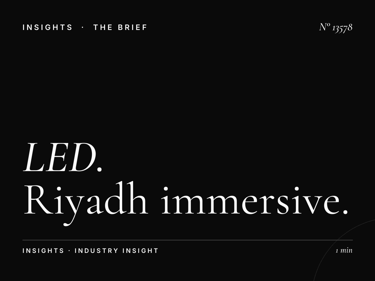 3D LED Depth Perception: Riyadh Immersive Impact