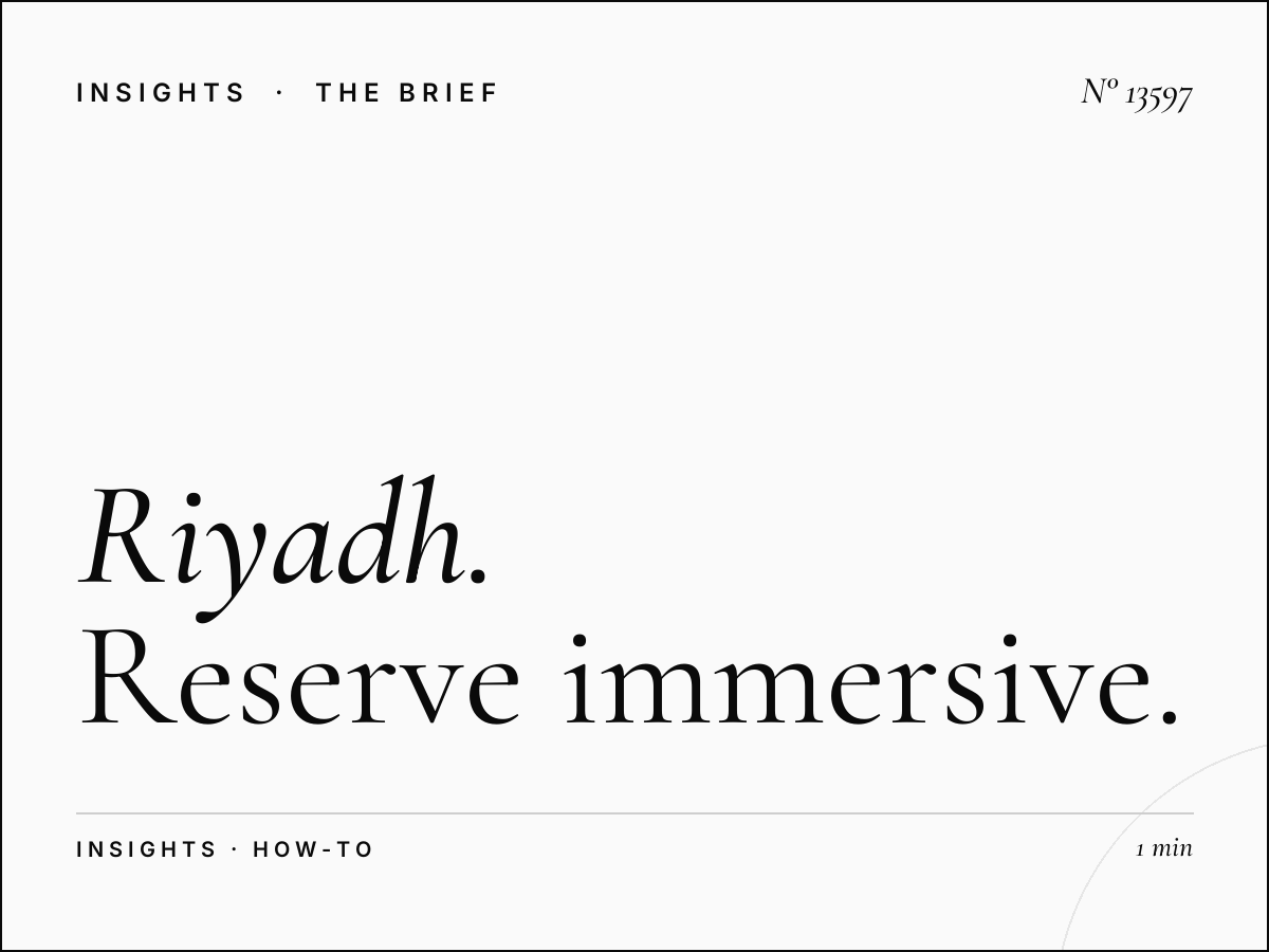 Riyadh 3D LED Booking: How to Reserve Immersive Advertising Space in Saudi Arabia's Capital
