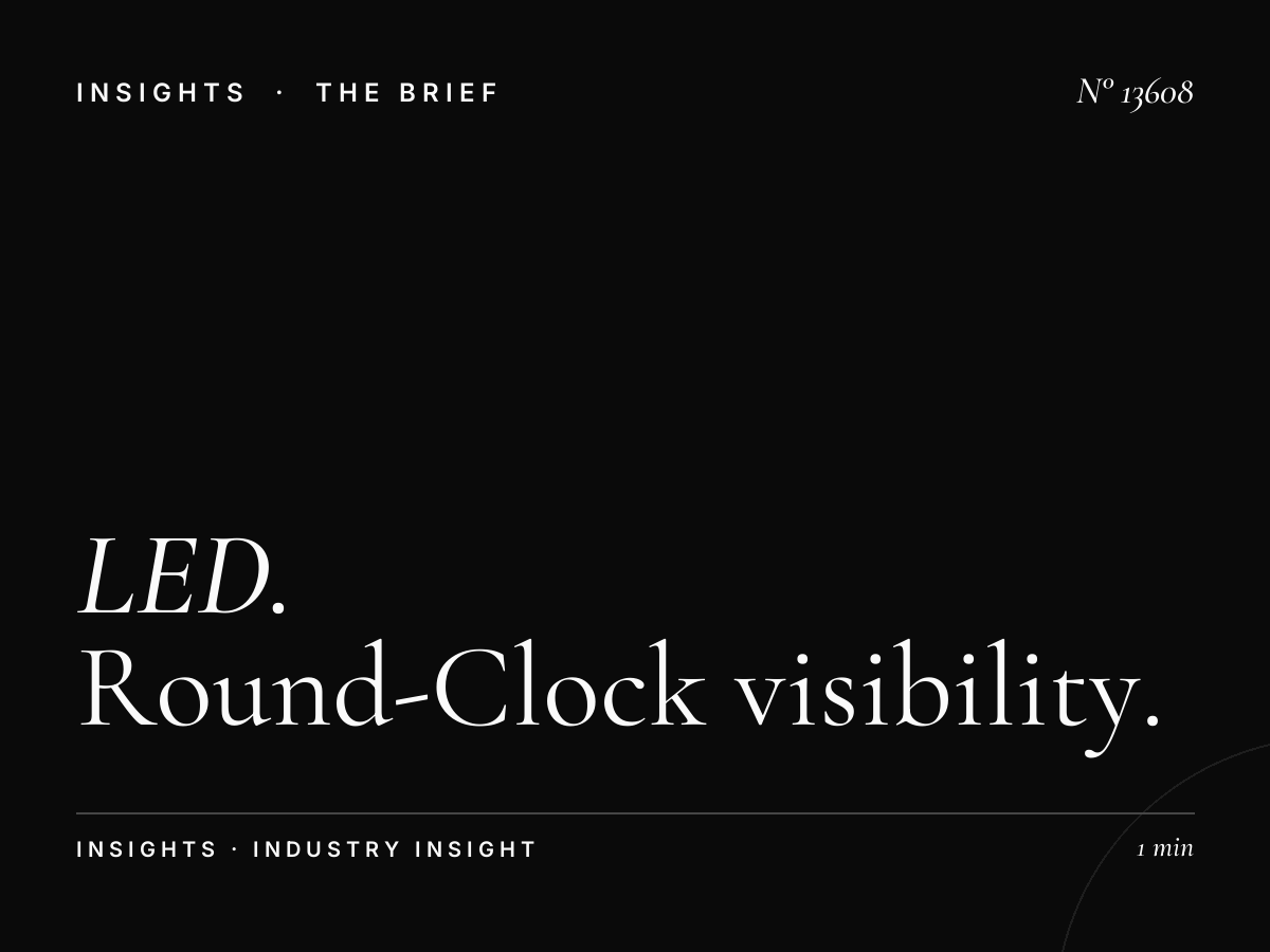 3D LED Lighting Riyadh: Round-Clock Visibility