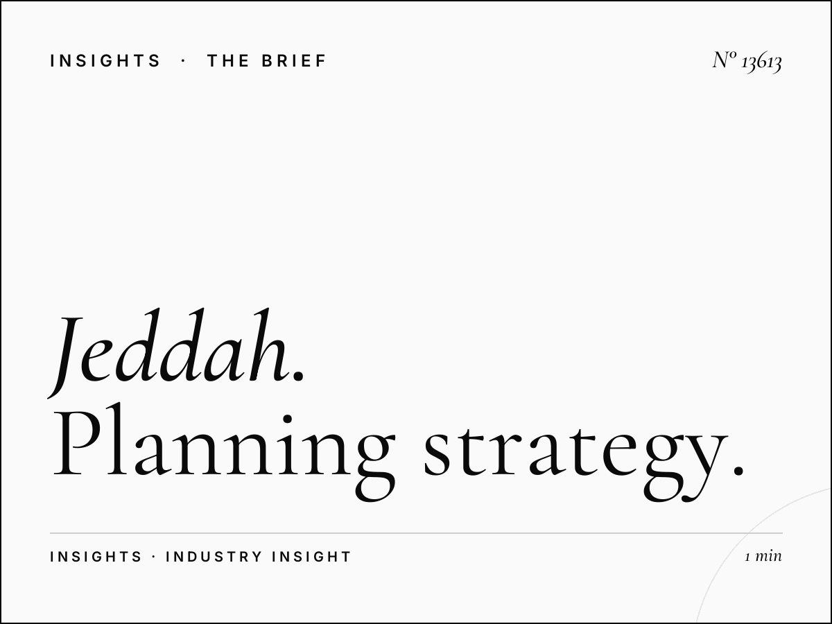 Jeddah Digital Bridges Dominance Campaign: Planning Strategy