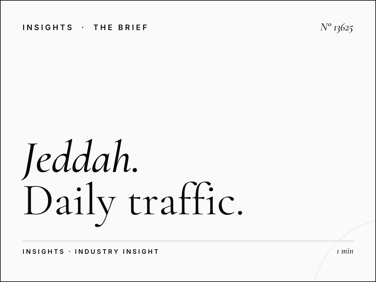 Jeddah Digital Bridges Dominance Reach: Daily Traffic Impressions
