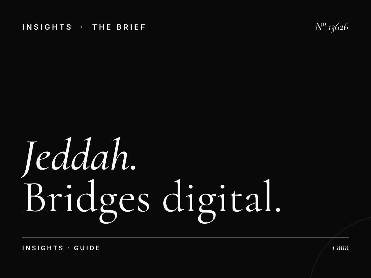 Jeddah Bridges Digital Cost Dominance Budget Guide