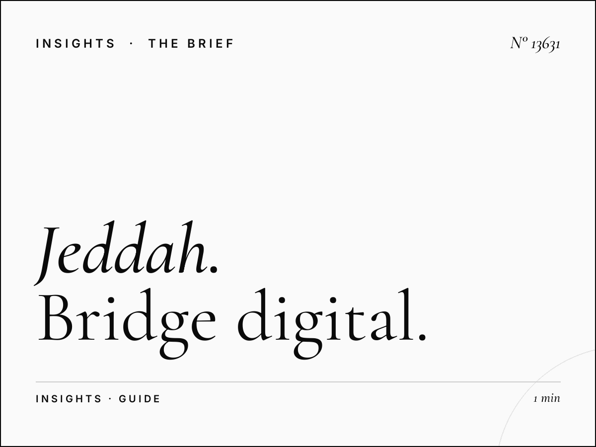 Jeddah Digital Bridges Dominance: Complete Bridge Digital Network Guide
