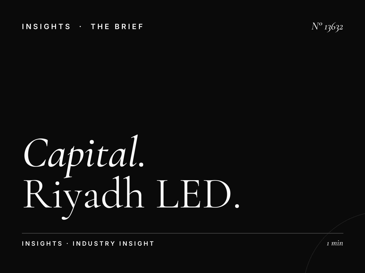 Capital City 3D Innovation: Riyadh LED Future