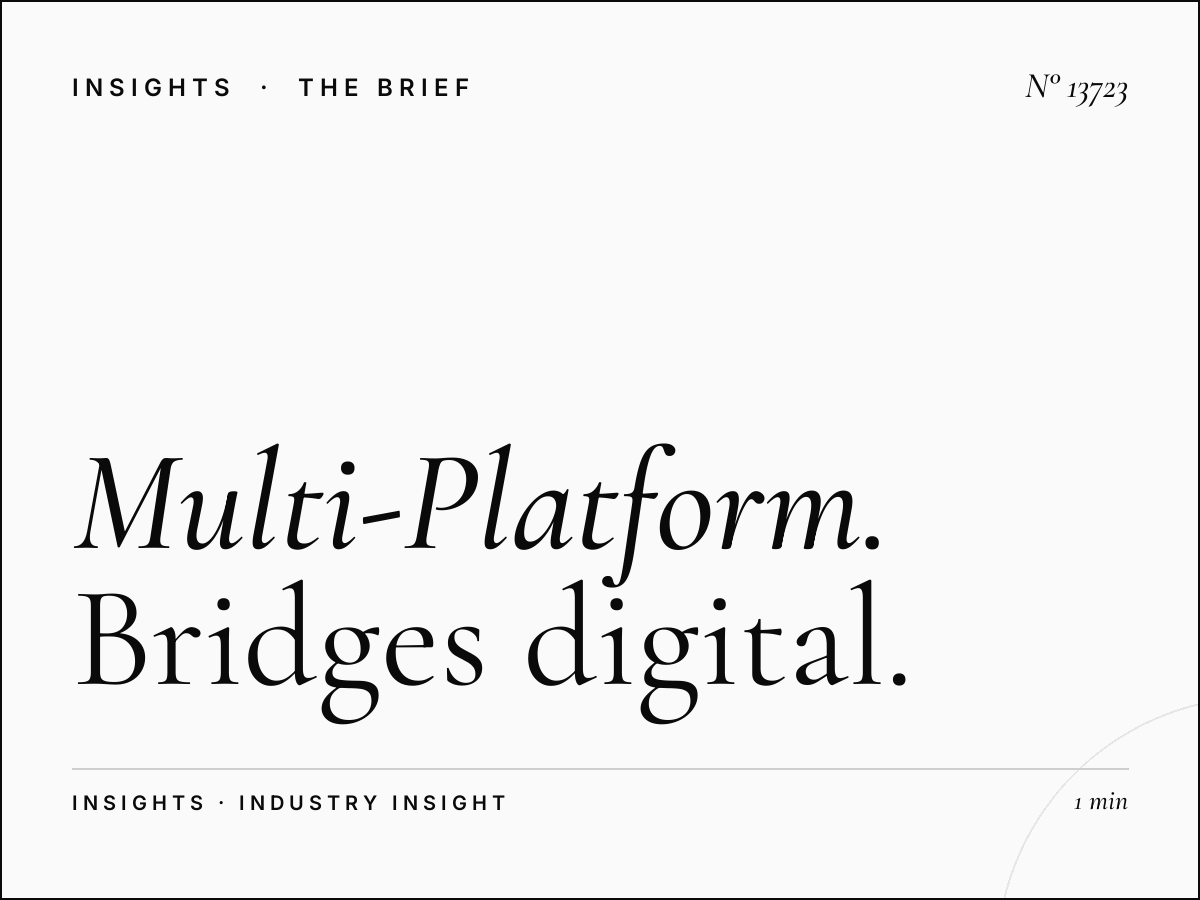 Multi-Platform Jeddah: Bridges Digital Campaign