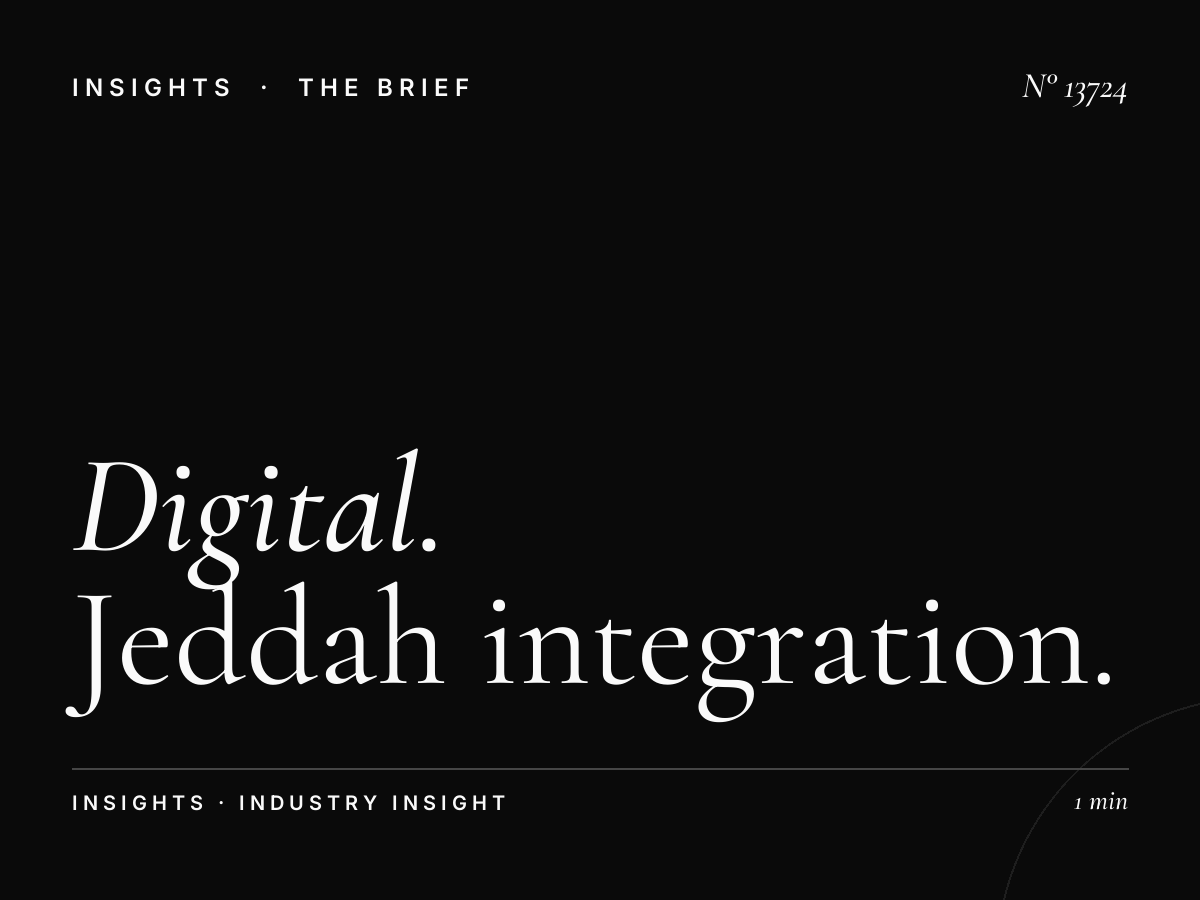 Digital Bridges Marketing: Jeddah Integration Mix