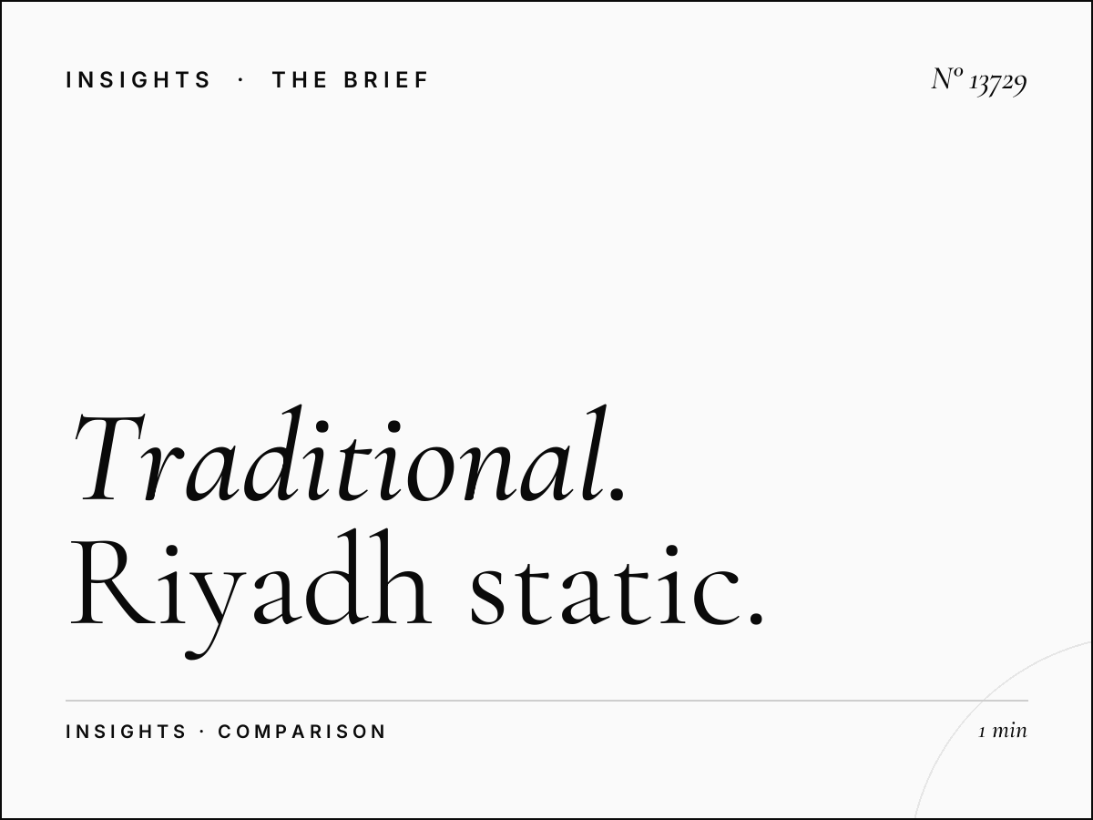 Traditional vs Digital: Riyadh Static Mezahpole Advantages