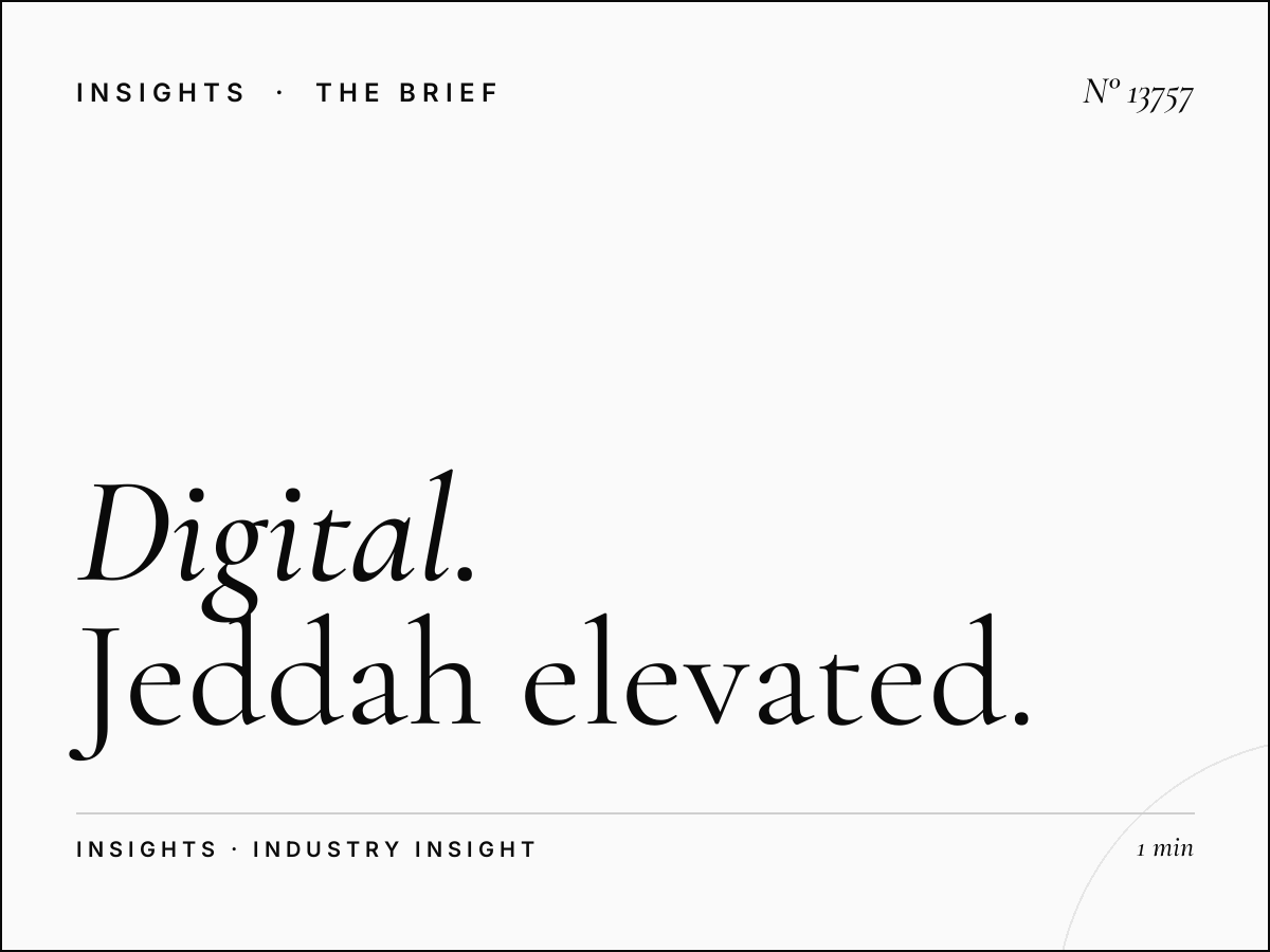 Digital Bridges Overhead: Jeddah Elevated Visibility