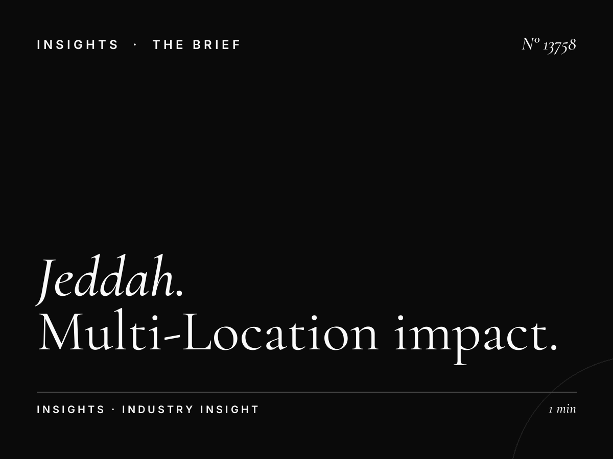 Jeddah Bridge Network Advantage: Multi-Location Impact
