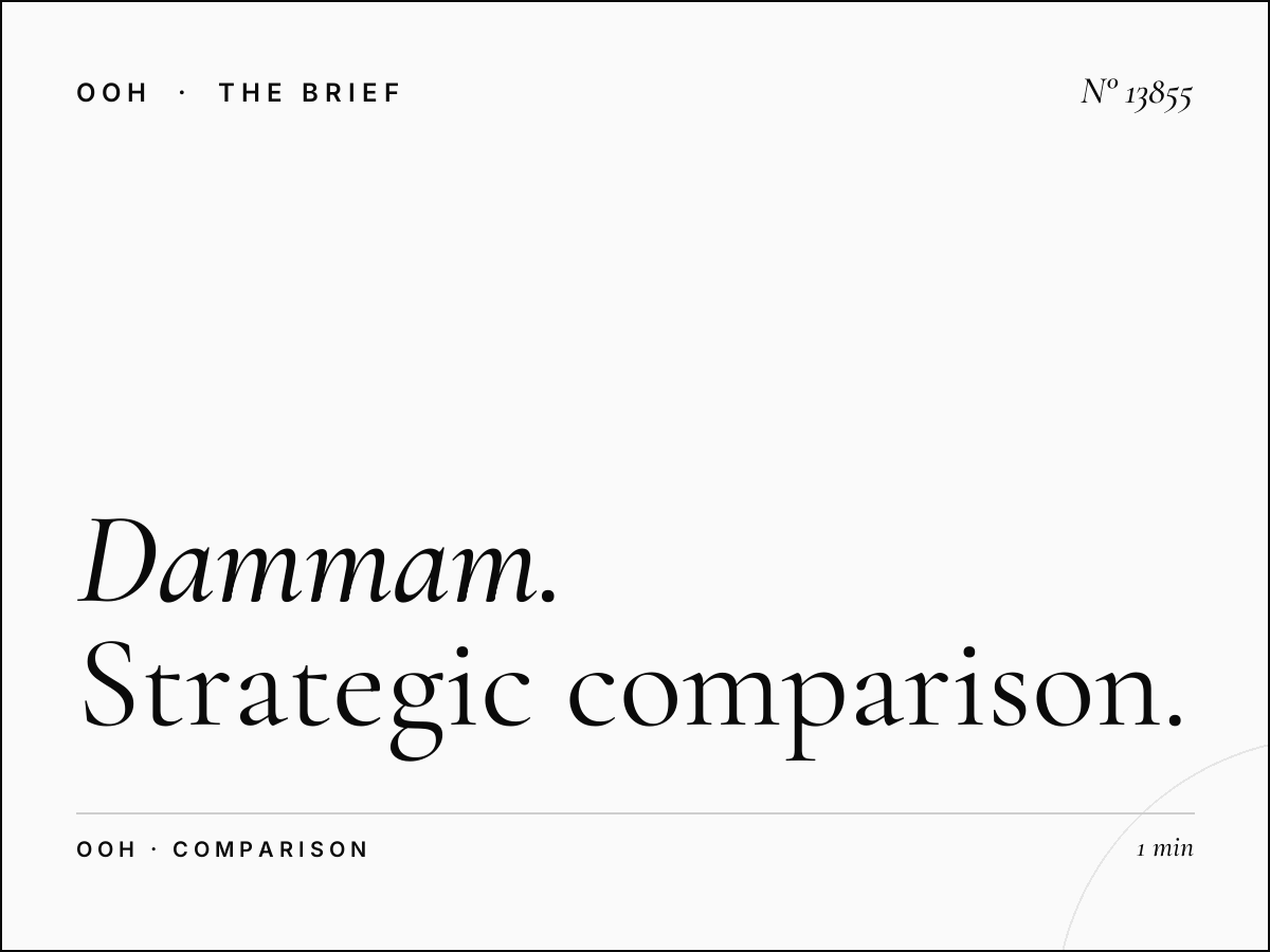 Dammam Digital Mupis vs Static Billboards: A Strategic Comparison for Modern Advertisers