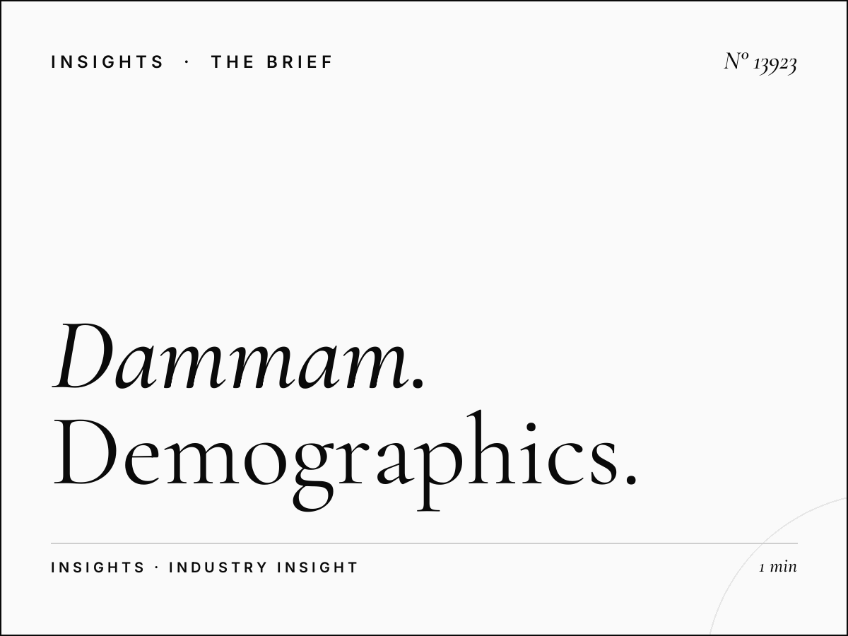Dammam Digital Mezahpole Audience: Demographics