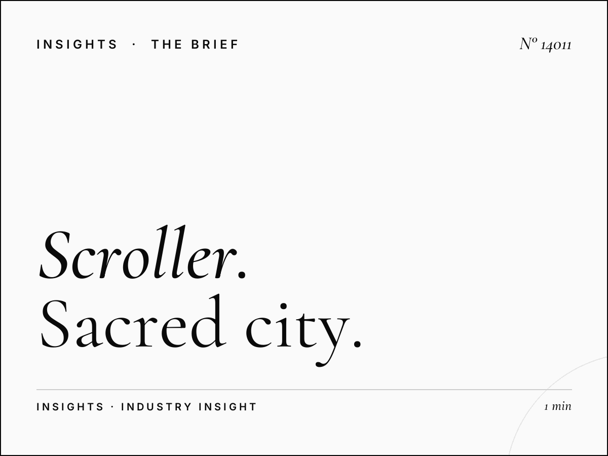 Scroller Audience Madinah: Sacred City Demographics