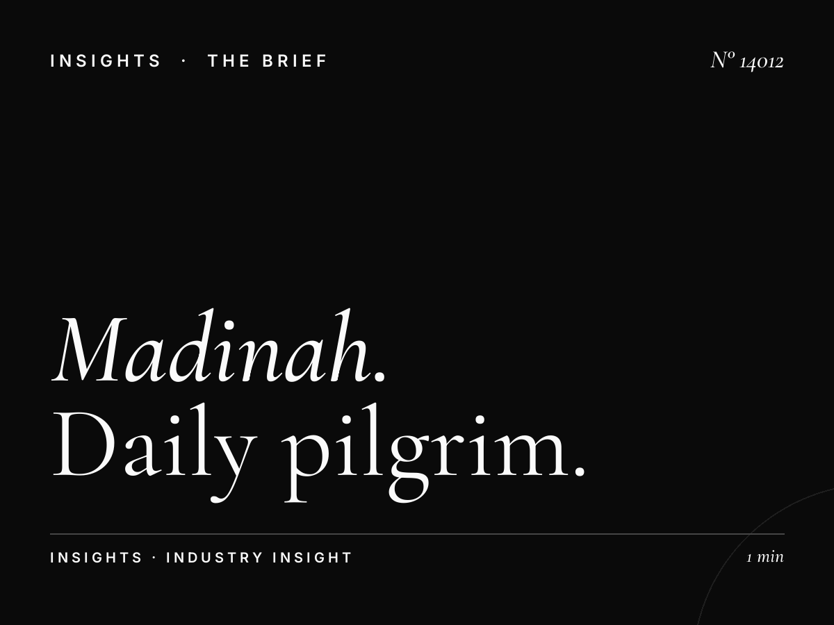 Madinah Scroller Reach: Daily Pilgrim Impressions