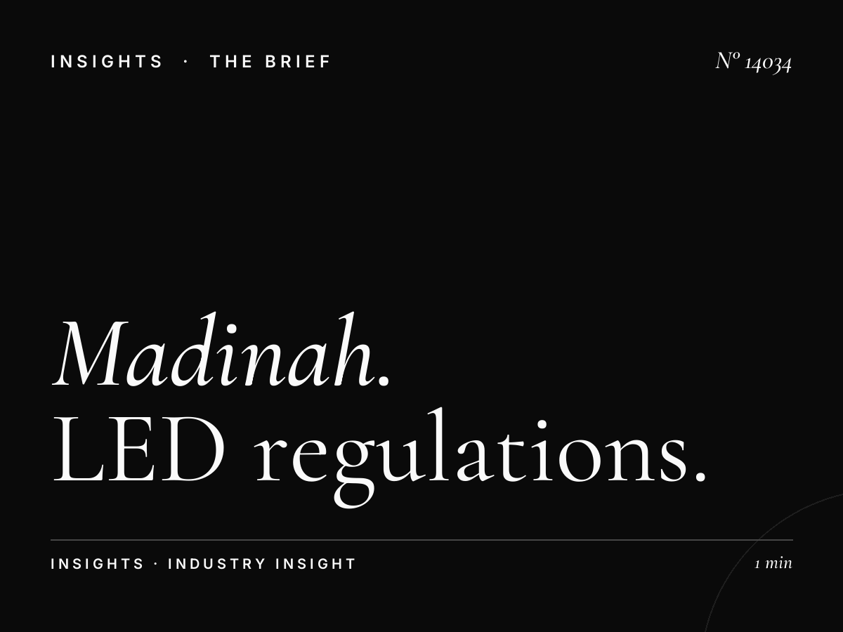 Madinah Scroller Permits: LED Regulations