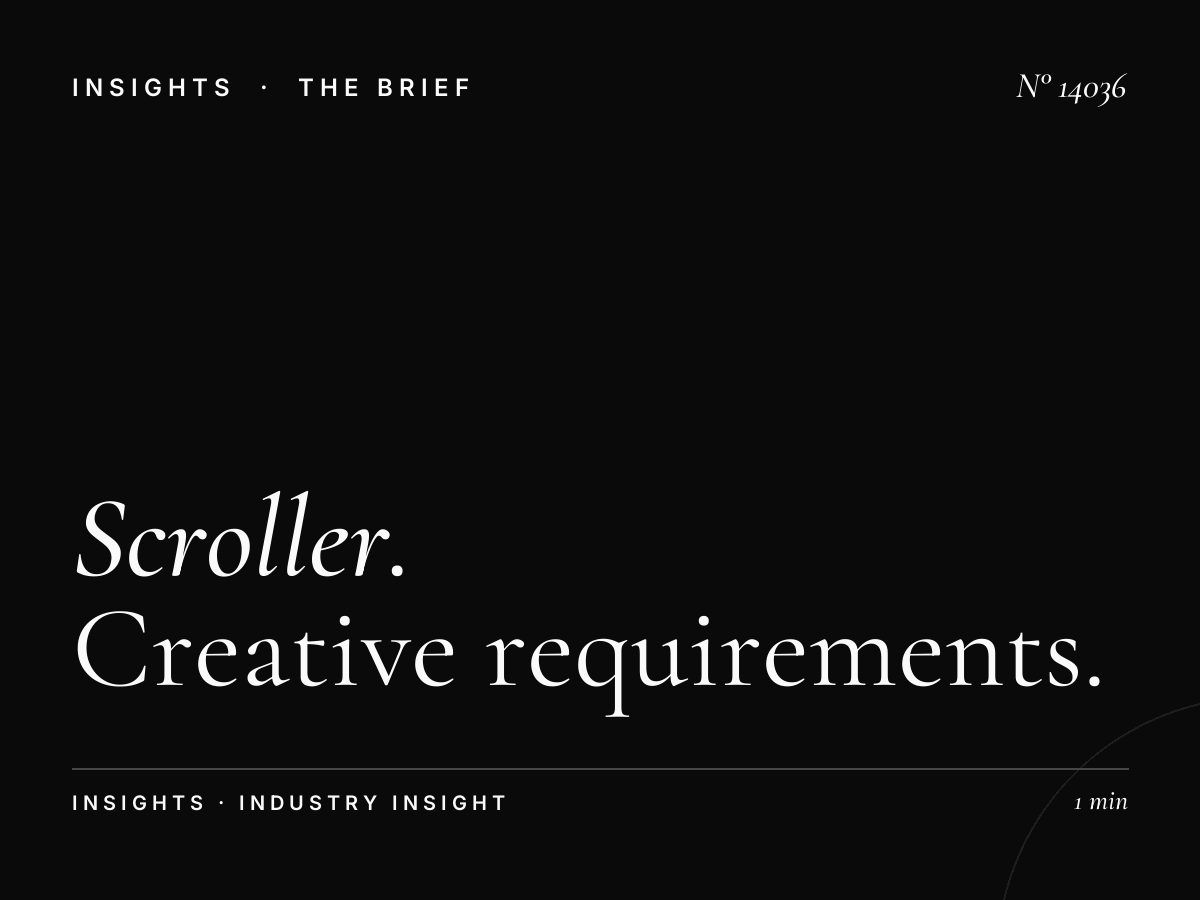 Scroller Content Madinah: Creative Requirements