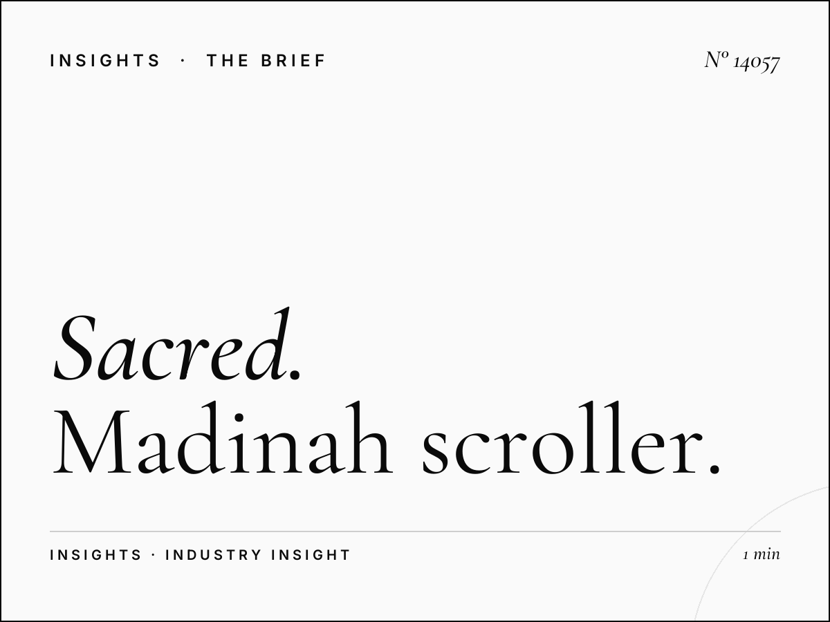 Sacred City Visibility: Madinah Scroller Effectiveness