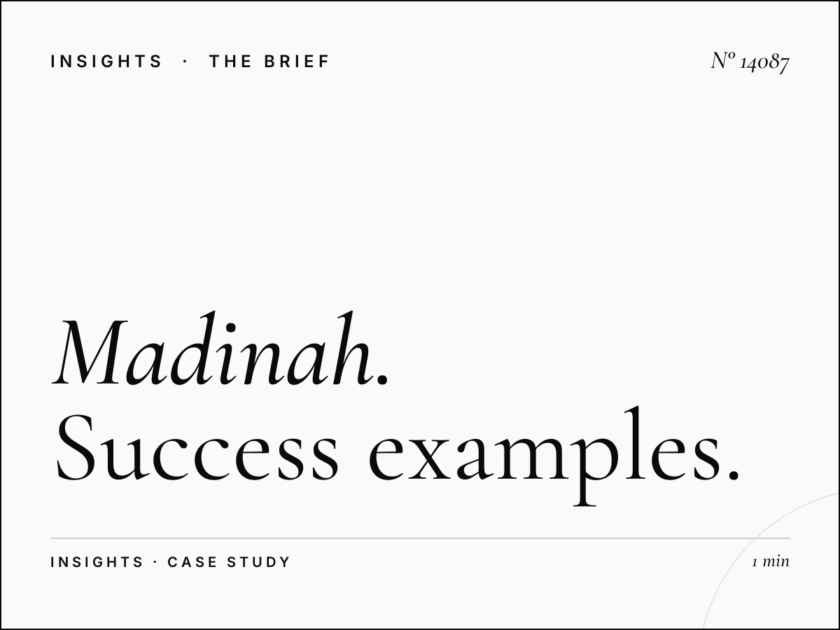 Madinah Scroller Case Studies: Success Examples