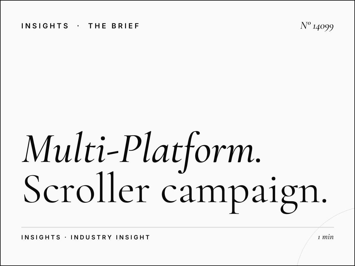 Multi-Platform Madinah: Scroller Campaign