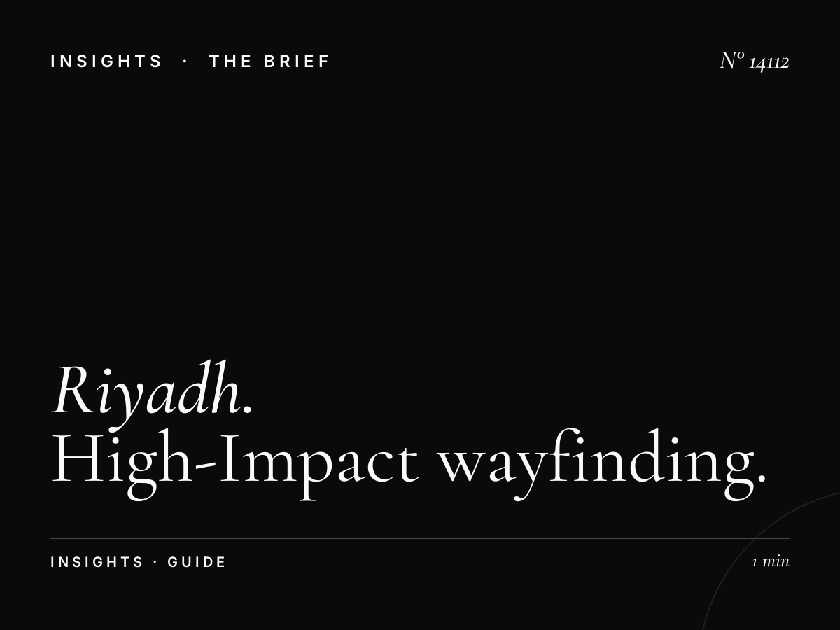 Riyadh Digital Guide Visibility: High-Impact Wayfinding