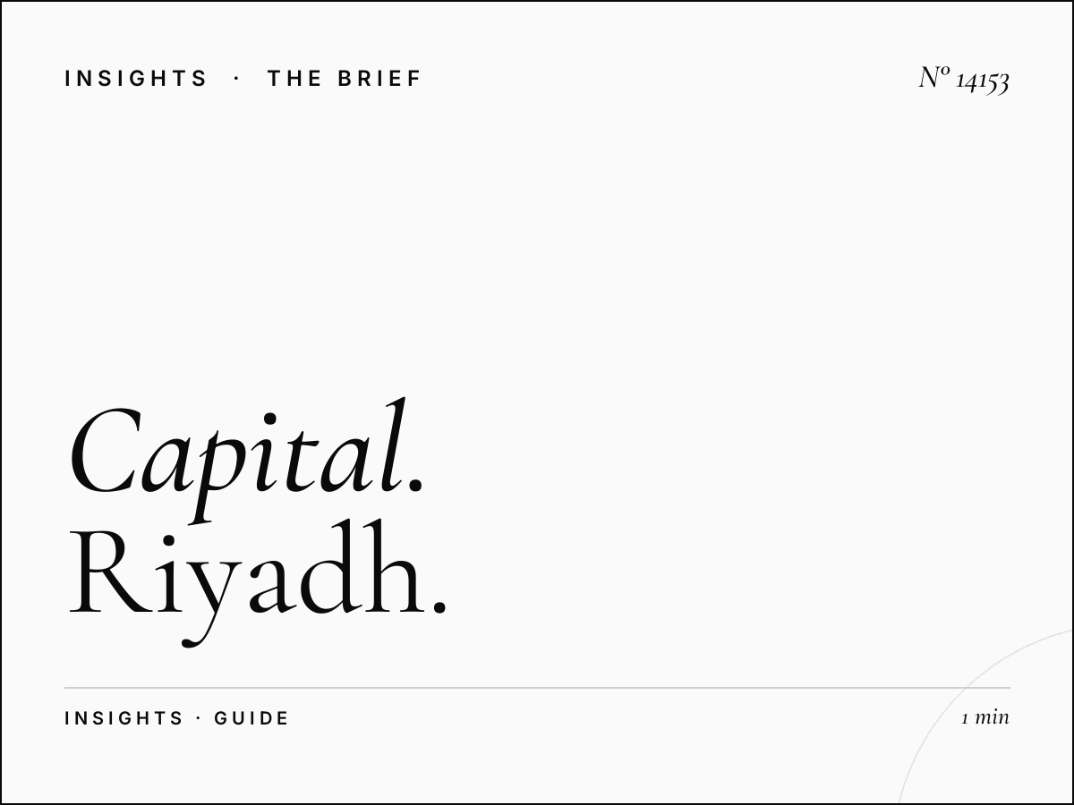 Capital City Wayfinding Traffic: Riyadh Guide Times