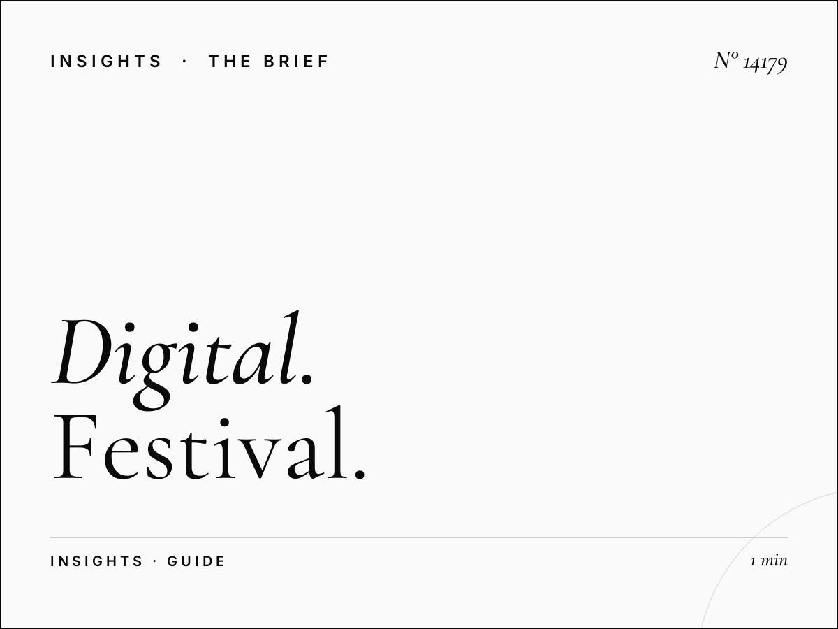 Digital Guide Event Marketing Riyadh: Festival