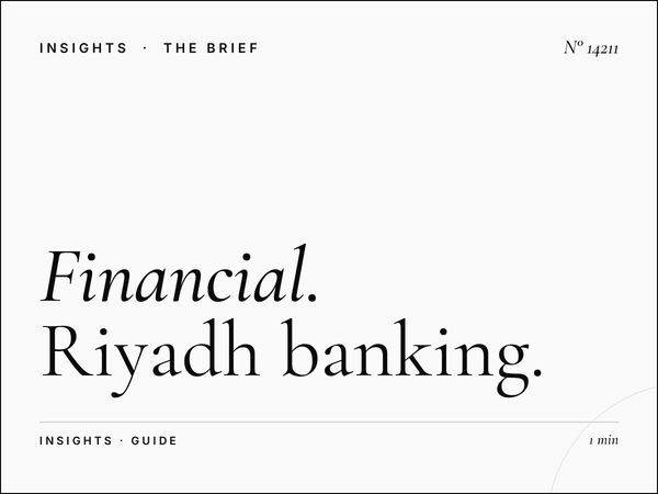 Financial Services Digital Guide: Riyadh Banking