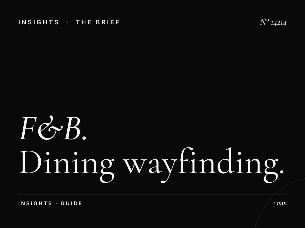 F&B Restaurants Riyadh Digital Guide: Dining Wayfinding