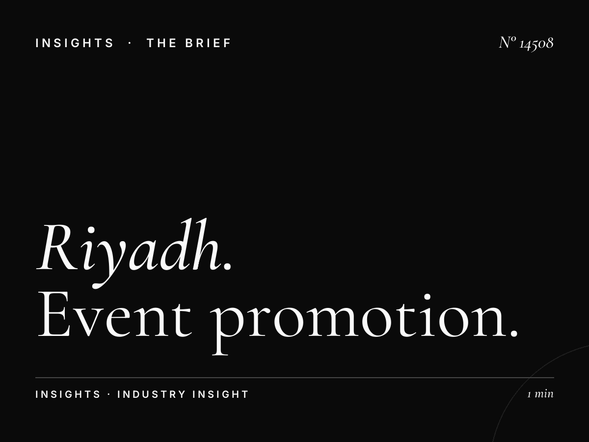 Riyadh Digital Mezah Event: Event Promotion Digital
