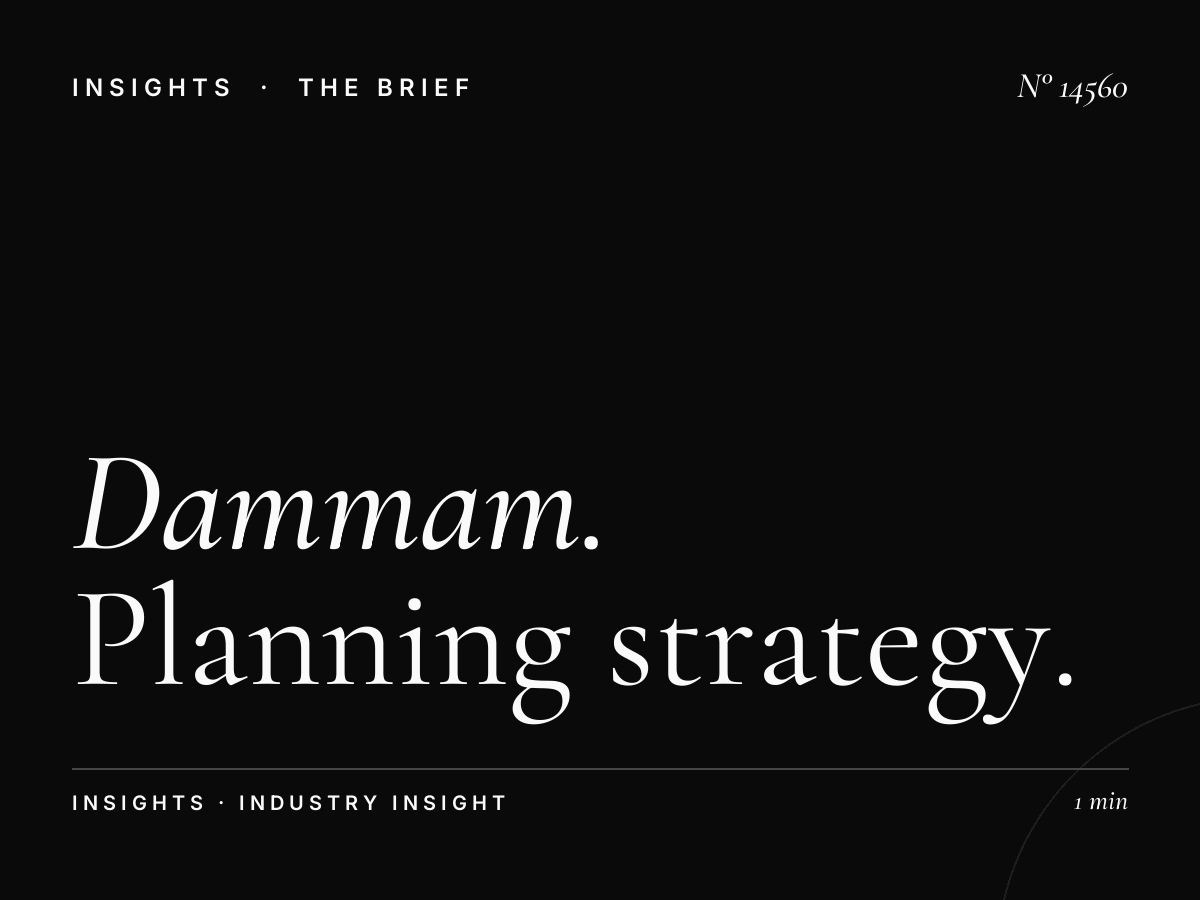 Dammam Khobar Static Mega Campaign: Planning Strategy