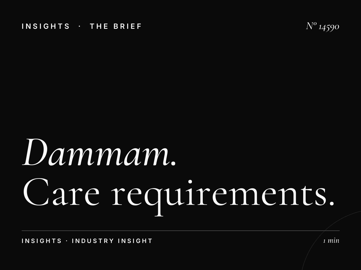 Dammam Khobar Static Mega Maintenance: Care Requirements