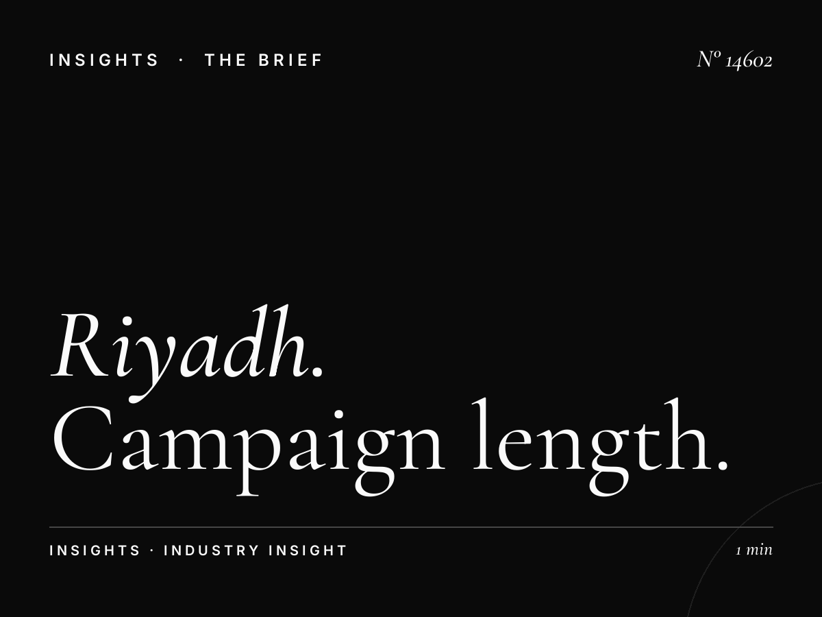 Riyadh Mega Duration: Campaign Length Options