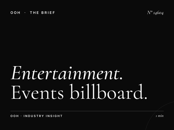 Entertainment Riyadh Mega: Events Billboard