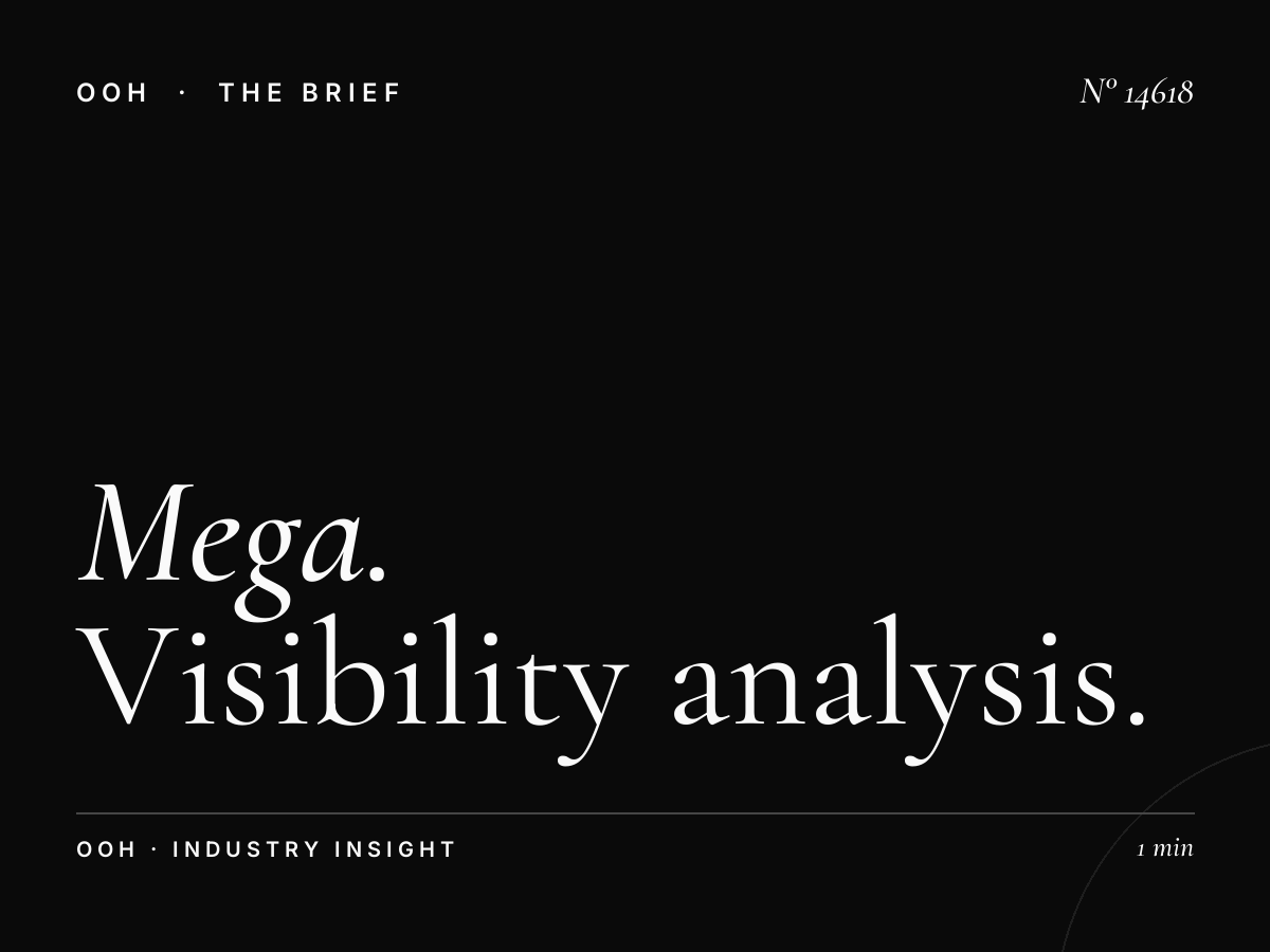Mega Billboard Impact Riyadh: Visibility Analysis