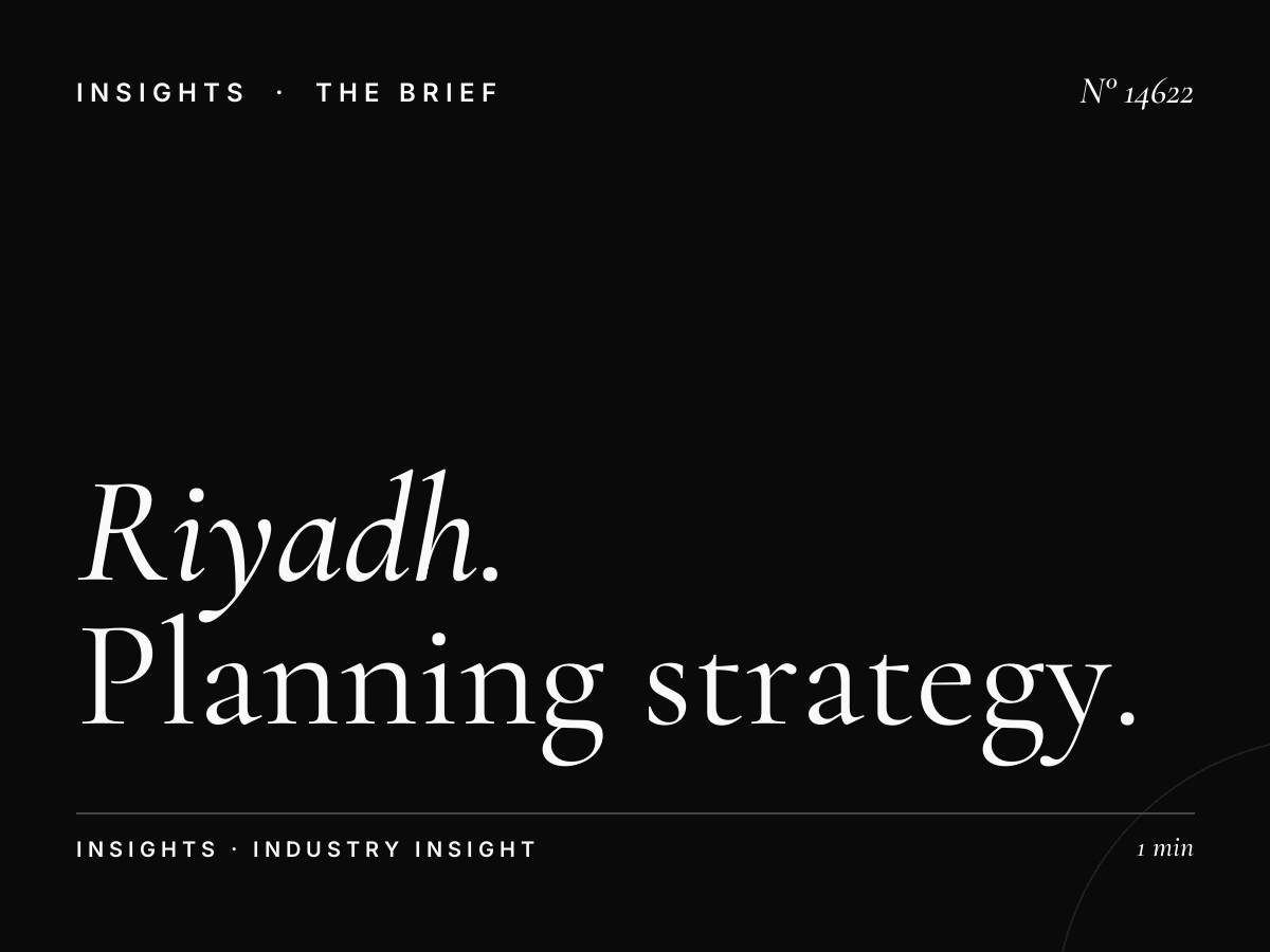 Riyadh Mega Campaign: Planning Strategy