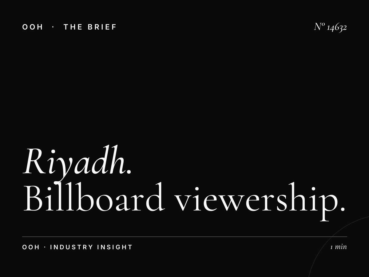 Riyadh Mega Traffic: Billboard Viewership Statistics
