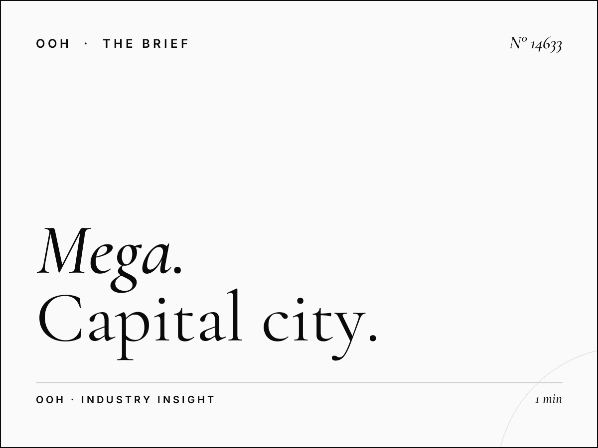 Mega Billboard Audience Riyadh: Capital City Demographics