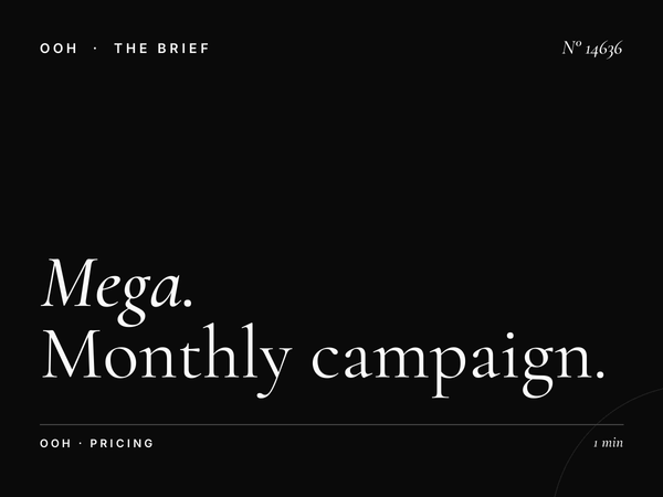 Mega Billboard Rates Riyadh: Monthly Campaign Pricing