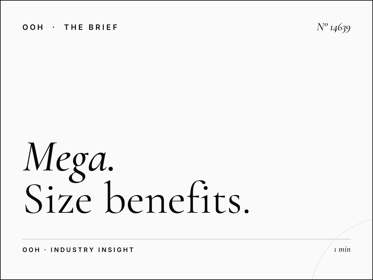 Mega Billboard Dominance Riyadh: Size Benefits