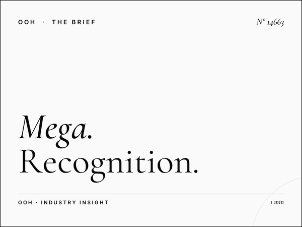 Mega Billboard Brand Impact Riyadh: Recognition