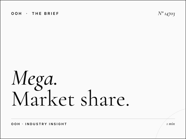 Mega Billboard Competitive Riyadh: Market Share