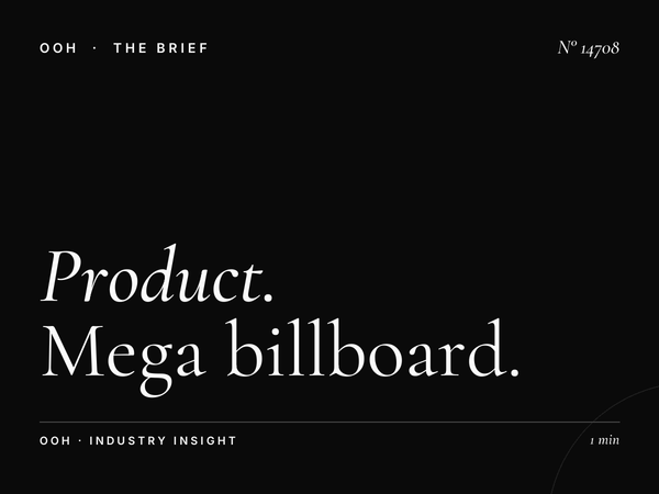 Product Launch Riyadh: Mega Billboard High-Impact