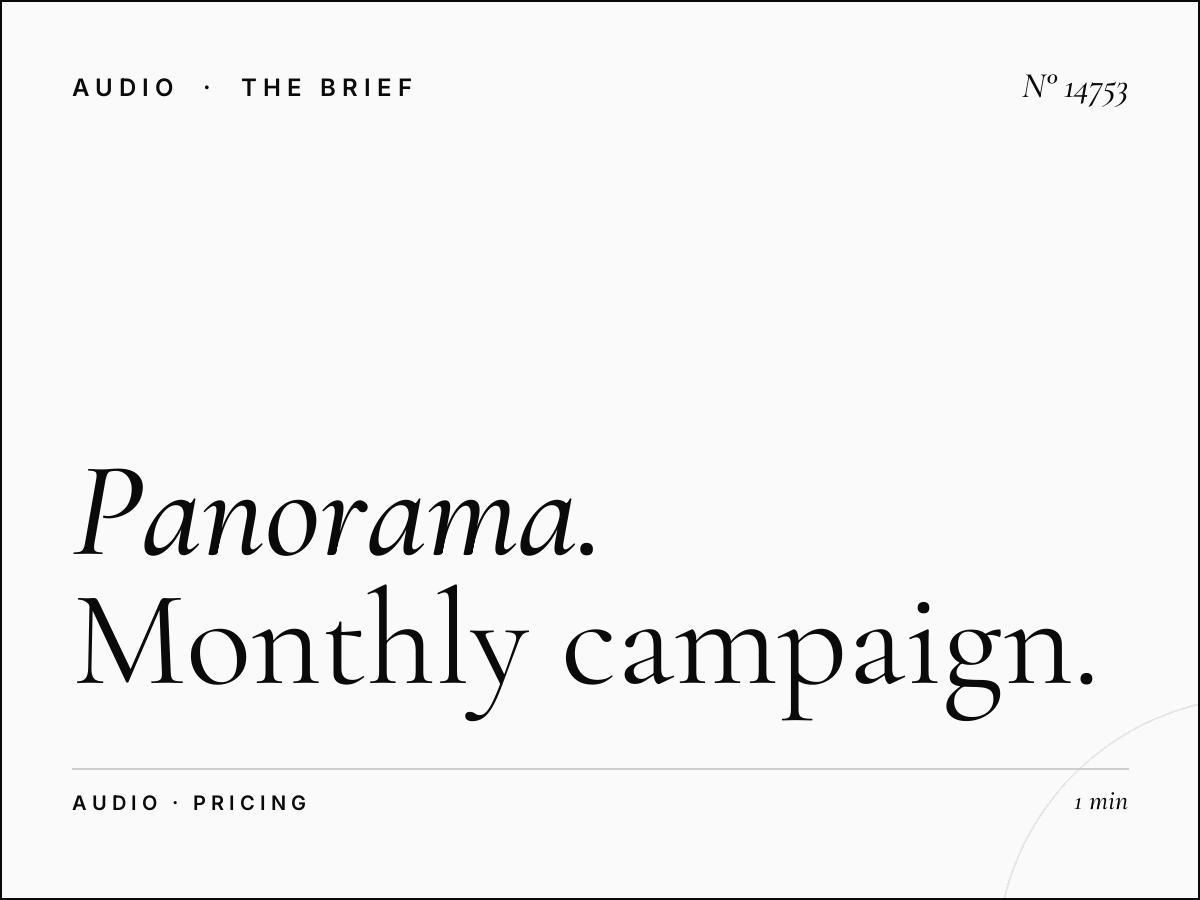 Panorama FM 96 Advertising Rates: Monthly Campaign Pricing