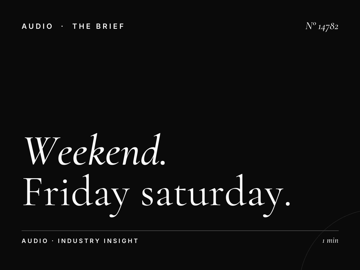 U FM 90 Weekend Strategy: Friday Saturday Campaign