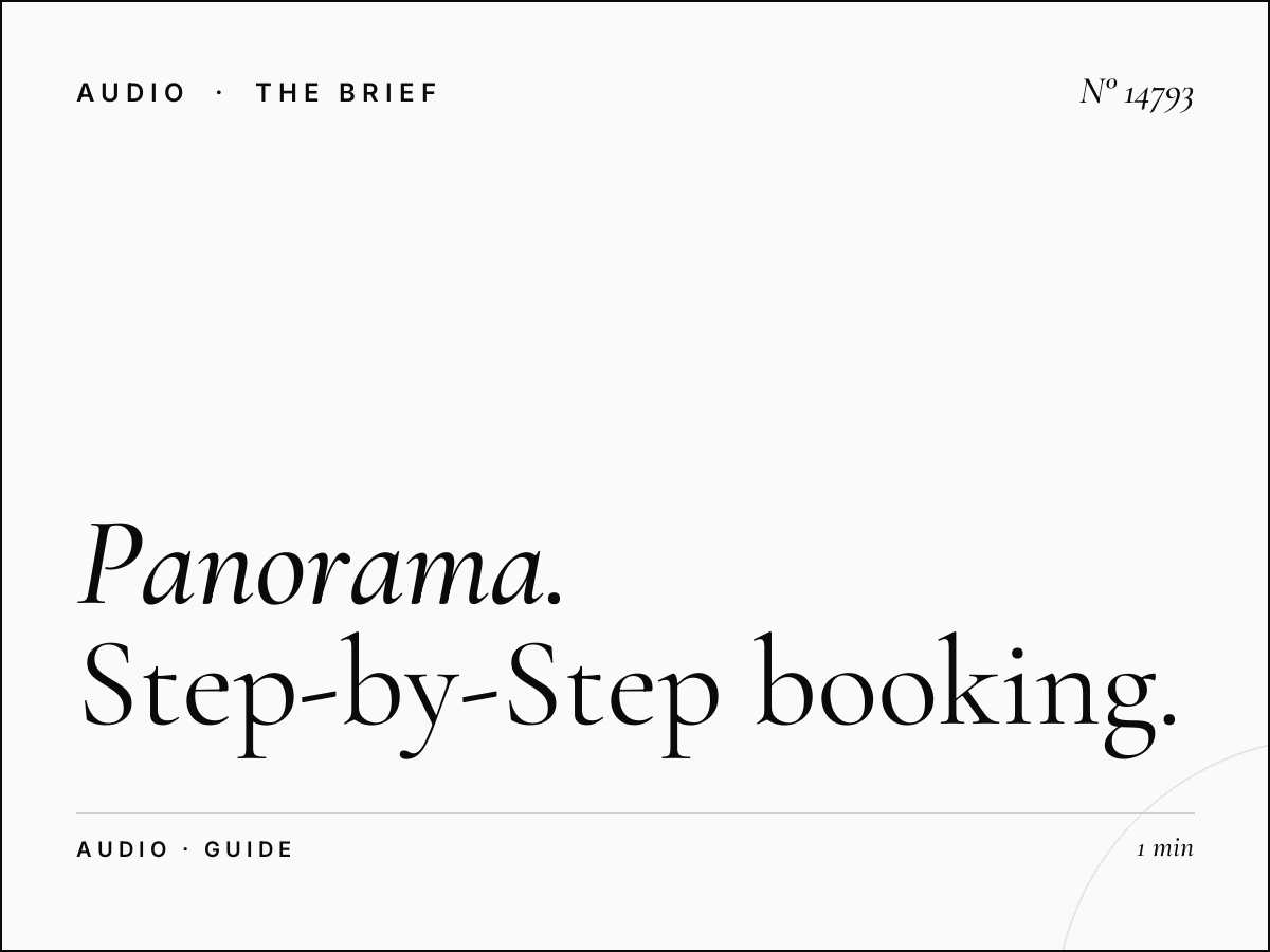 Panorama FM 96 Reservation: Step-by-Step Booking Guide
