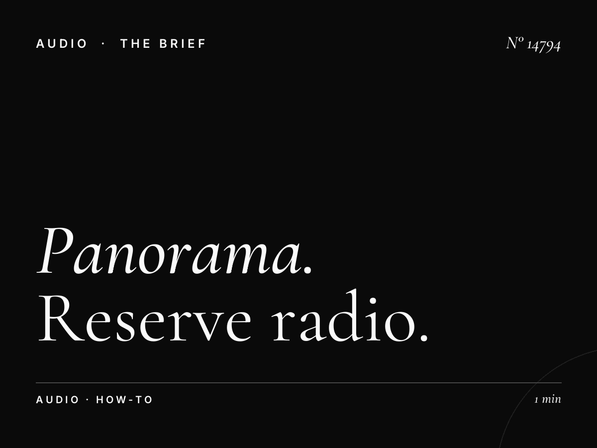 Panorama FM 96 Booking: How to Reserve Radio Advertising