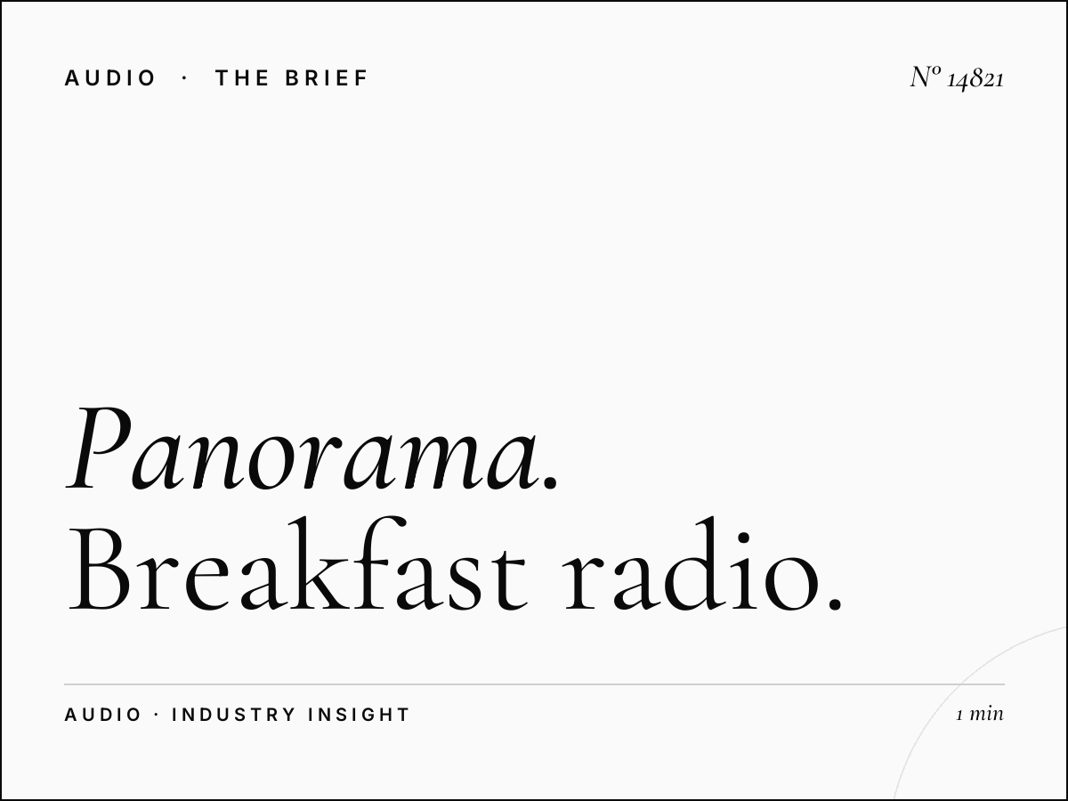 Panorama FM 96 Morning Show: Breakfast Radio Advertising