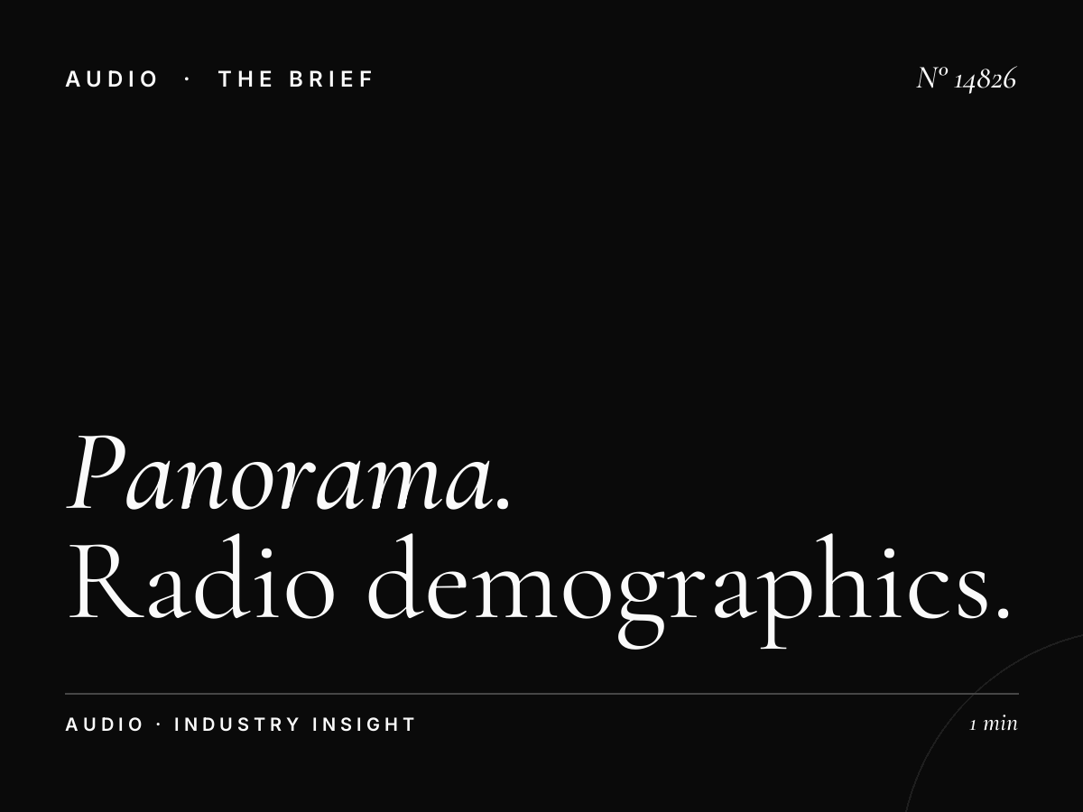 Panorama FM 96 Audience: Radio Demographics Saudi Arabia