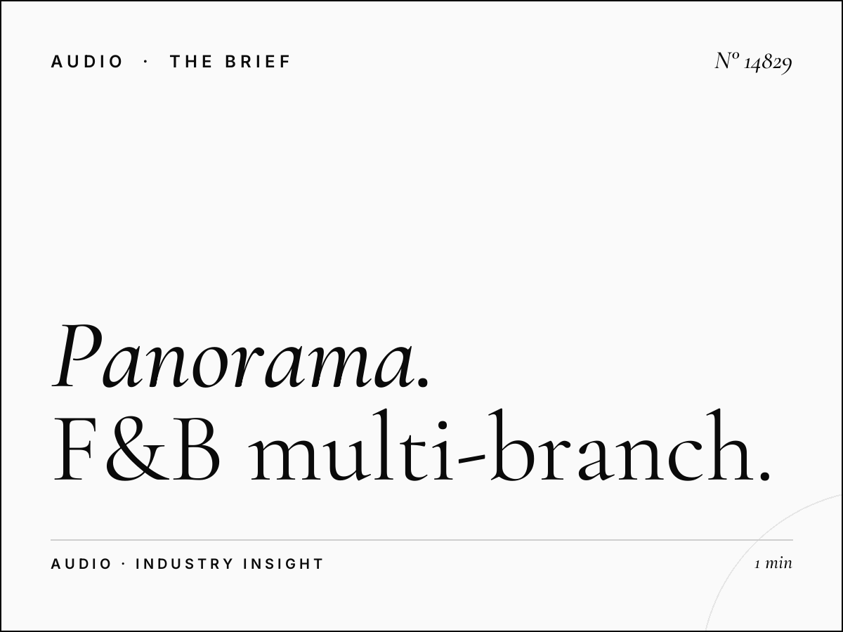 Panorama FM 96 Restaurant Chains: F&B Multi-Branch Marketing Through Radio Advertising