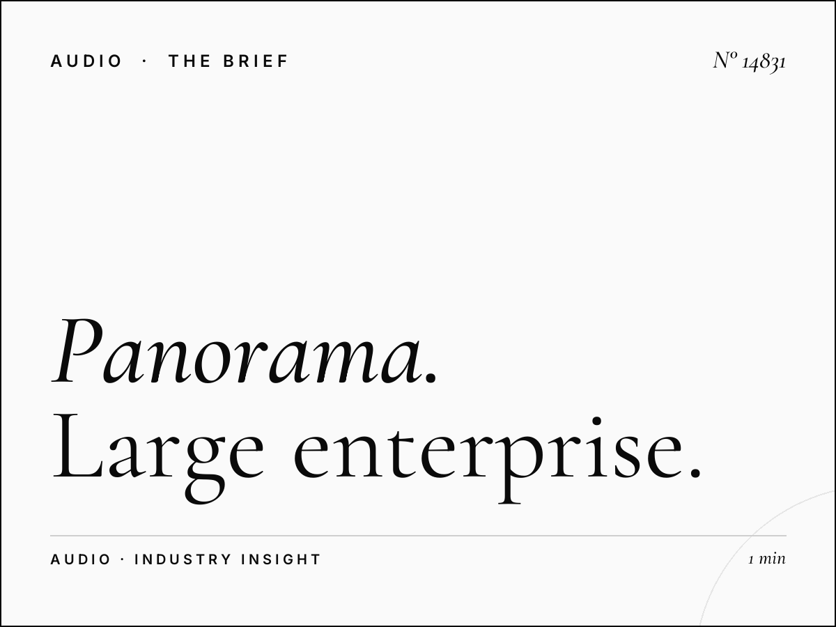 Panorama FM 96 Corporate: Large Enterprise Marketing