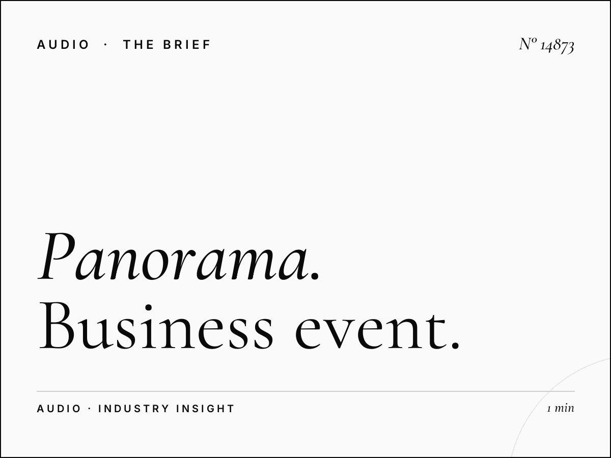 Panorama FM 96 Conference Promotion: Business Event